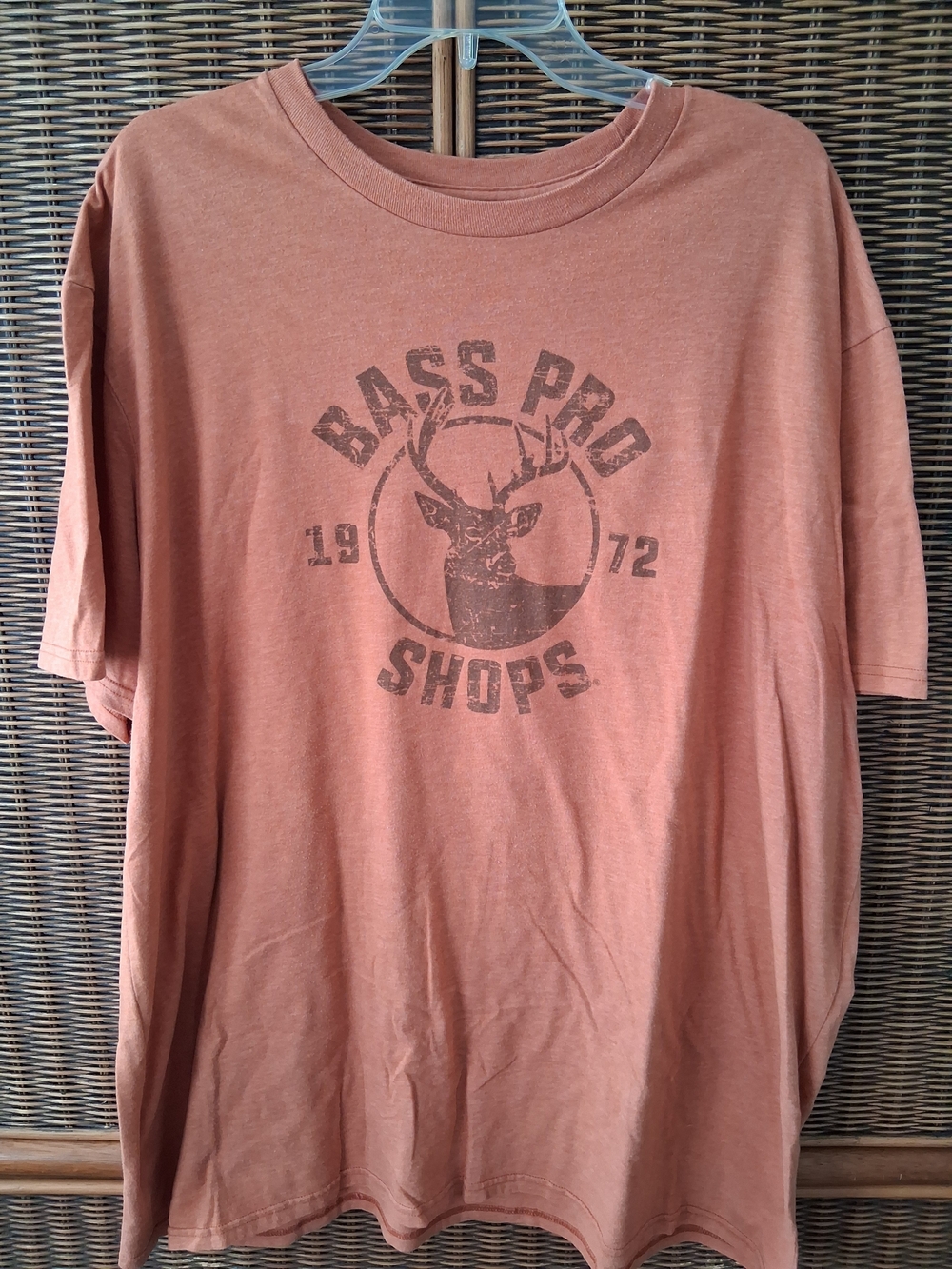 Bass Pro Shops Men's Short Sleeve Logo T‑Shirt - Rust/Orange